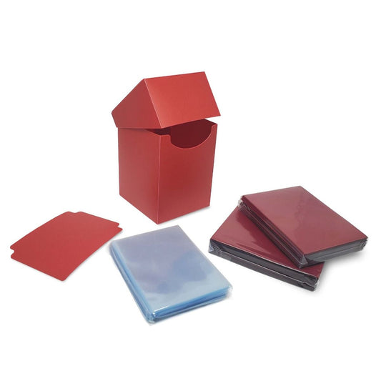Inner Sleeves and Elite2 Deck Guards Combo Pack: Red