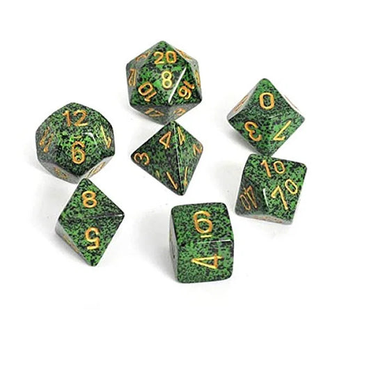 Speckled: Poly Set Golden Recon 7-Die Set