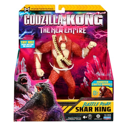 Godzilla x Kong 2- Battle Roar Skar King Deluxe Titan 7-Inch Figure