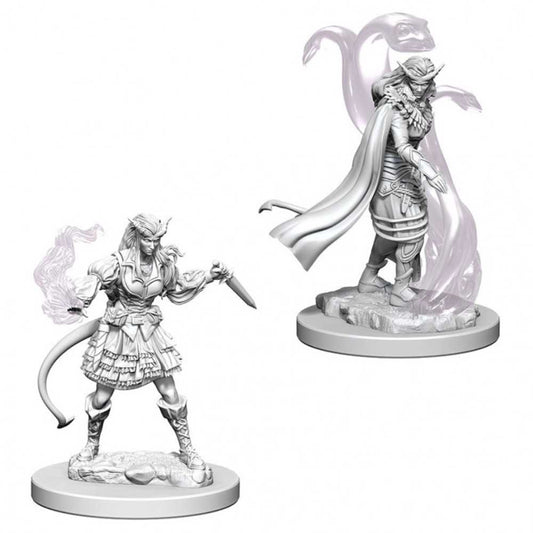 D&D Nolzur's Marvelous Unpainted Miniatures - W04 Tiefling Female Sorcerer