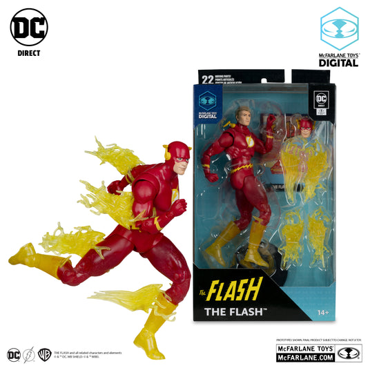 DC Direct NFT Series - Speed Force The Flash 7-Inch Scale Action Figure (Platinum)