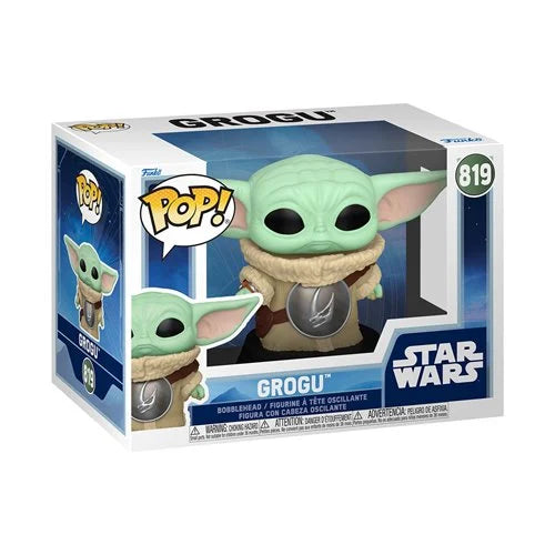 Funko Pop! Star Wars: The Mandalorian and Grogu - Grogu with Crest #819