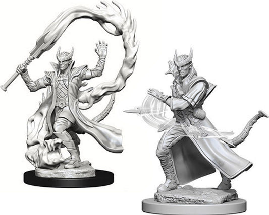 D&D Nolzur's Marvelous Unpainted Miniatures - W04 Tiefling Male Sorcerer