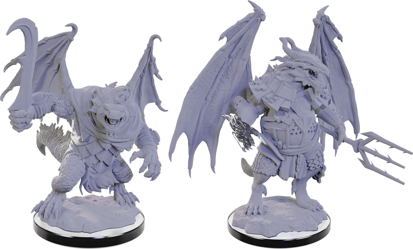 D&D Nolzur's Marvelous Unpainted Miniatures - W22 Draconian Mage & Foot Soldier