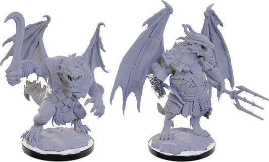 D&D Nolzur's Marvelous Unpainted Miniatures - W22 Draconian Mage & Foot Soldier
