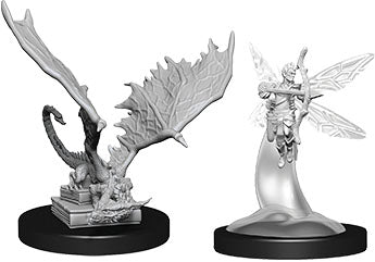 D&D Nolzur's Marvelous Unpainted Miniatures - W09 Sprite & Pseudodragon
