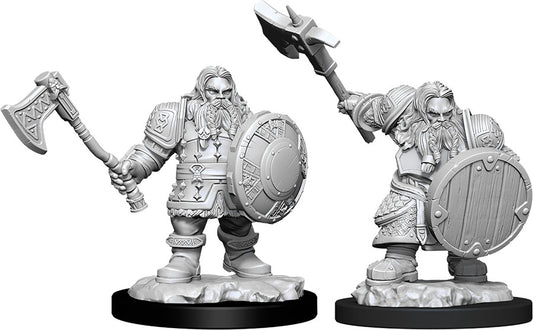 D&D Nolzur's Marvelous Unpainted Miniatures - W11 Male Dwarf Fighter