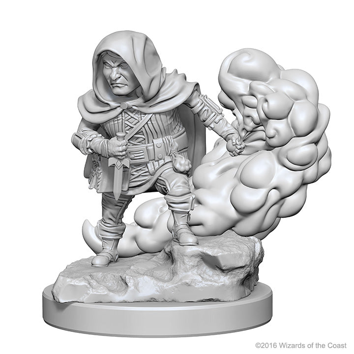 D&D Nolzur's Marvelous Unpainted Miniatures - W01 Halfling Male Rogue