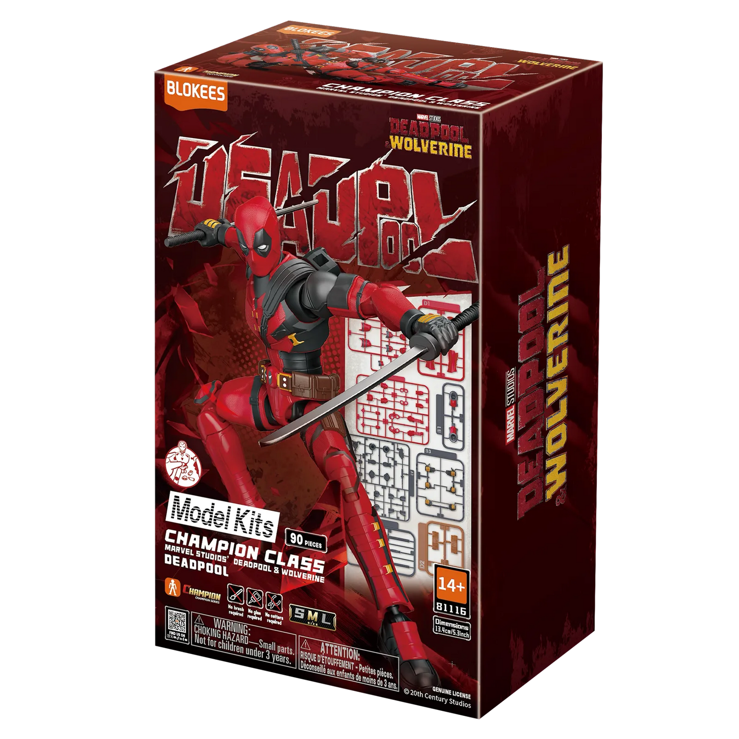 Blokees: Deadpool & Wolverine - Deadpool Champion Class Model Kit