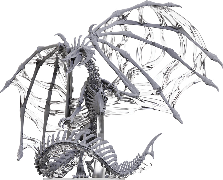 D&D Nolzur's Marvelous Unpainted Miniatures - Black Dracolich Boxed Miniature