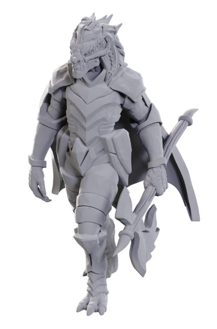 D&D Nolzur's Marvelous Unpainted Miniatures - W25 Dragonborn of Tiamat