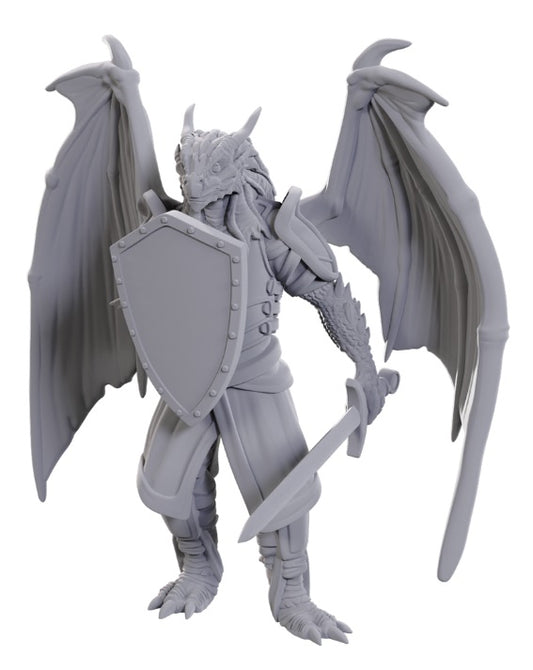 D&D Nolzur's Marvelous Unpainted Miniatures - W25 Dragonborn of Bahamut