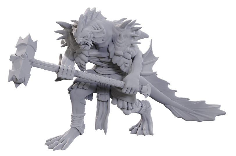 D&D Nolzur's Marvelous Unpainted Miniatures - W25 Sahuagin Coral Smasher