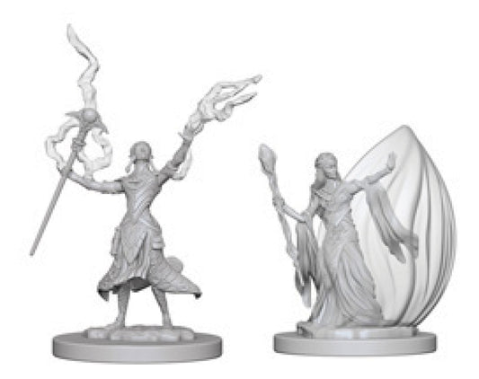 D&D Nolzur's Marvelous Unpainted Miniatures - W03 Elf Female Wizard
