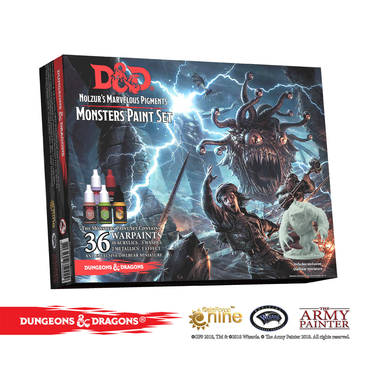 D&D Nolzur`s Marvelous Pigments: Monster Paint Set