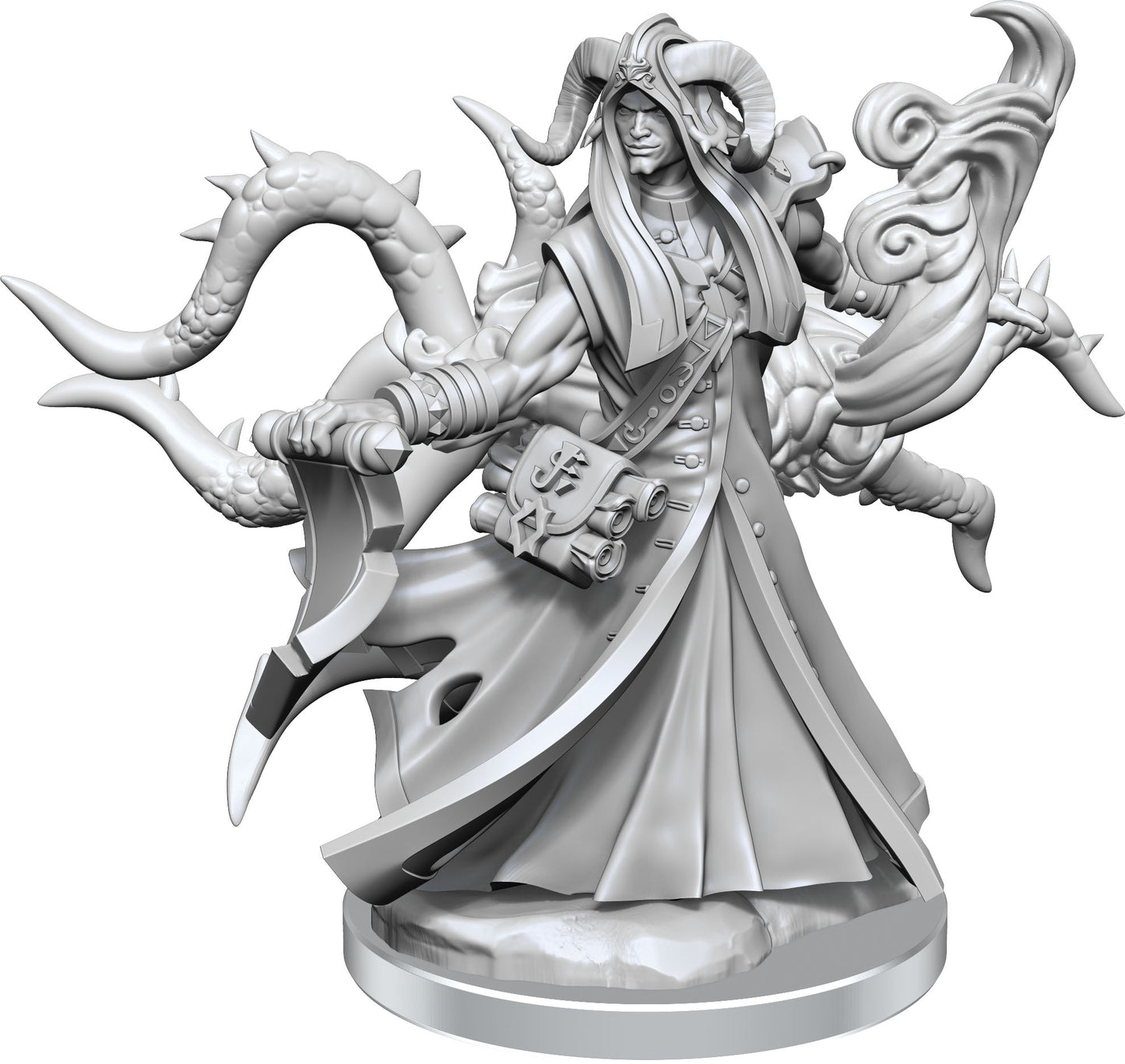 D&D Frameworks - W01 Tiefling Warlock Male