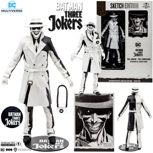 DC Multiverse - Gold Label: Sketch Edition: Batman Three Jokers - The Comedian 7-Inch Scale Action Figure