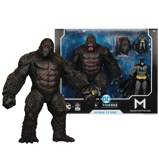 DC Multiverse - Batman vs. Kong Megafig 7-Inch Scale Action Figure 2-Pack