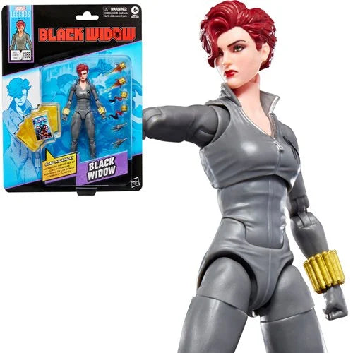 Marvel Legends - Black Widow-Inspired: Black Widow Retro Card 6-inch Action Figure