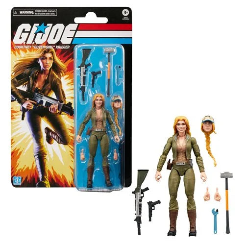G.I. Joe - Classified Retro Cardback Series: Courtney Cover Girl Krieger 6-Inch Action Figure