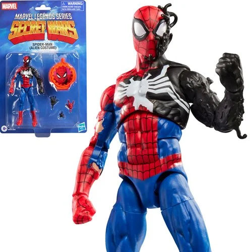 Marvel Legends - Secret Wars: Spider-Man (Alien Costume) 6-Inch Action Figure