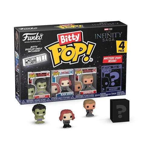 Funko Bitty Pop! The Avengers The Infinity Saga Hulk 4-Pack