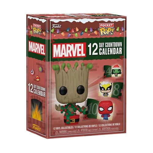 Pocket POP! Marvel 12-DAY Holiday Advent Calendar (2024)