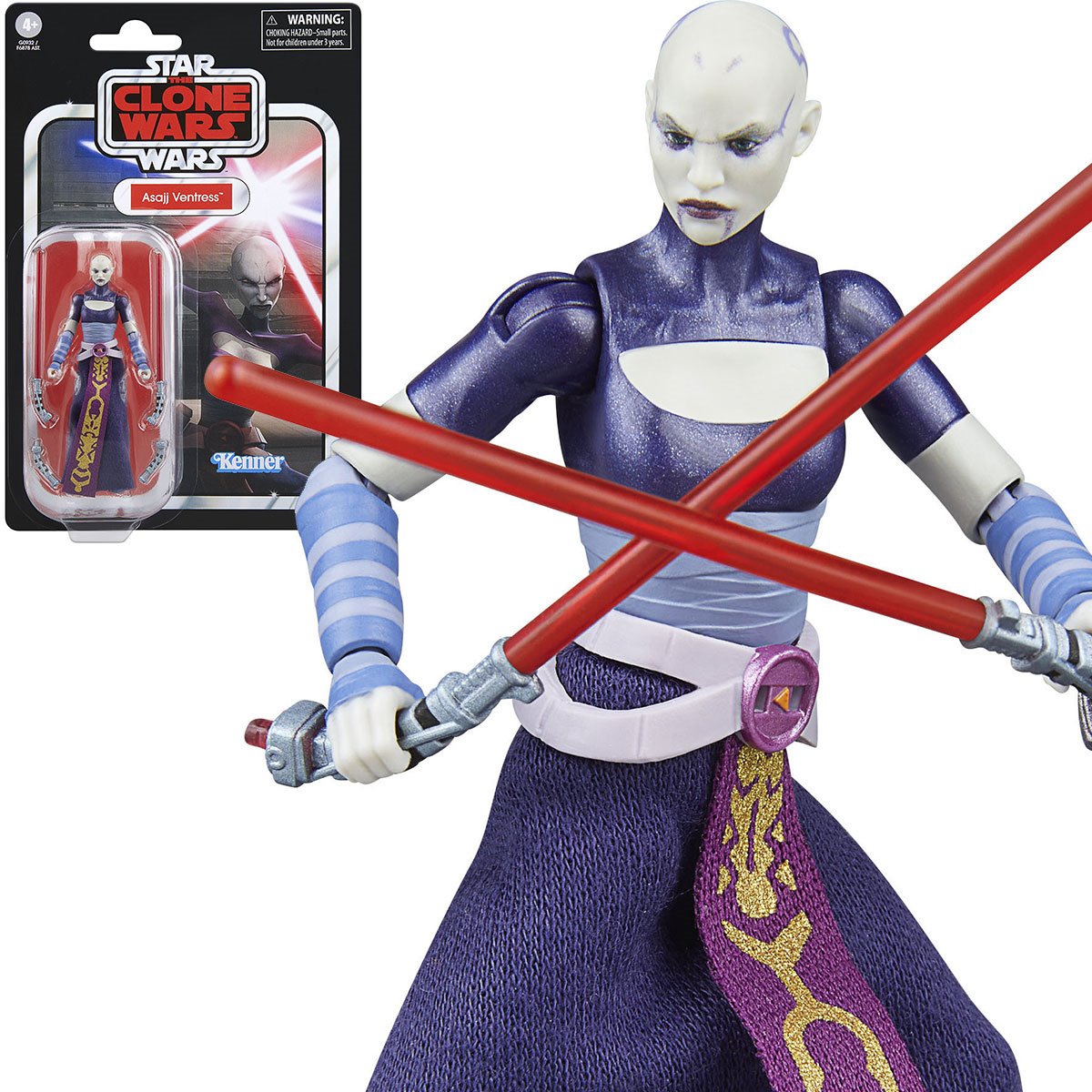 Star Wars: Vintage Collection - Clone Wars: Asajj Ventress 3-3/4in Action Figure
