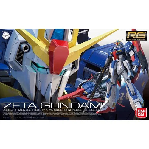 Gundam Mobile Suit - Real Grade: Zeta Gundam 1:144 Scale Model Kit