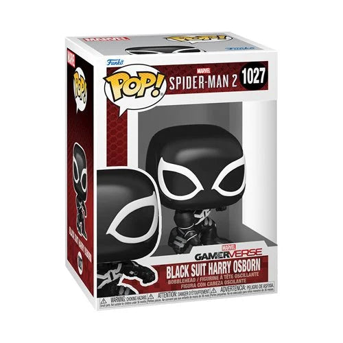 Funko Pop! Spider-Man 2 Video Game: Black Suit Harry Osborn #1027