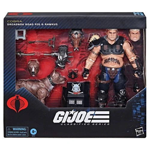 G.I. Joe - Classified Series:  (135) Dreadnok Road Pig and Rawkus Pet Dog Pit Bull 6-Inch Action Figure