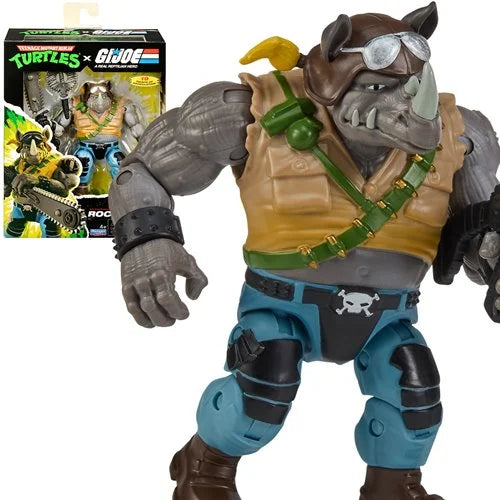 TMNT x G.I. Joe - Buzzer x Rocksteady Action Figure