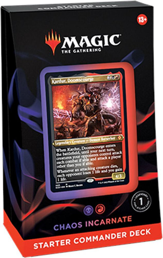 Magic the Gathering CCG: Starter Commander Deck - Chaos Incarnate