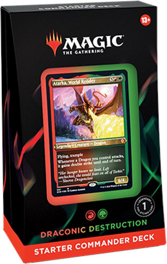 Magic the Gathering CCG: Starter Commander Deck - Draconic Destruction