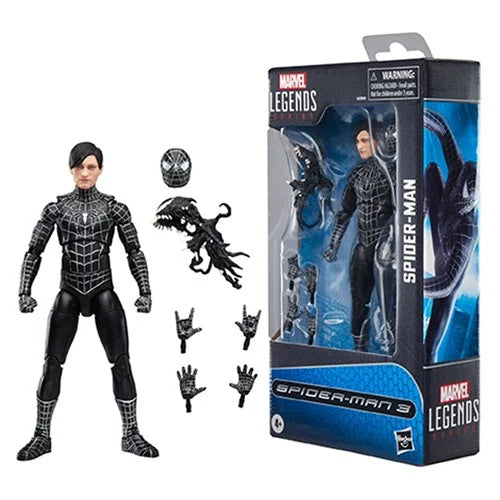 Marvel Legends - Spider-man: Spider-Man 3 Symbiote Suit  6-Inch Action Figure