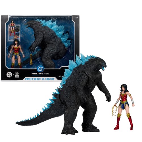 DC Multiverse - Wonder Woman vs. Godzilla Megafig 7-Inch Scale Action Figure 2-Pack