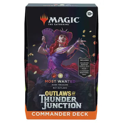 Magic the Gathering CCG: Outlaws of Thunder Junction Commander Deck - Most Wanted