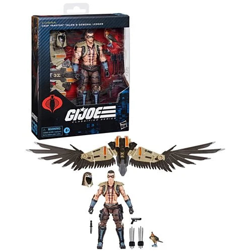 G.I. Joe - Classified Series: (139) Chip Raptor Talon and General Ledger 6-Inch Action Figure