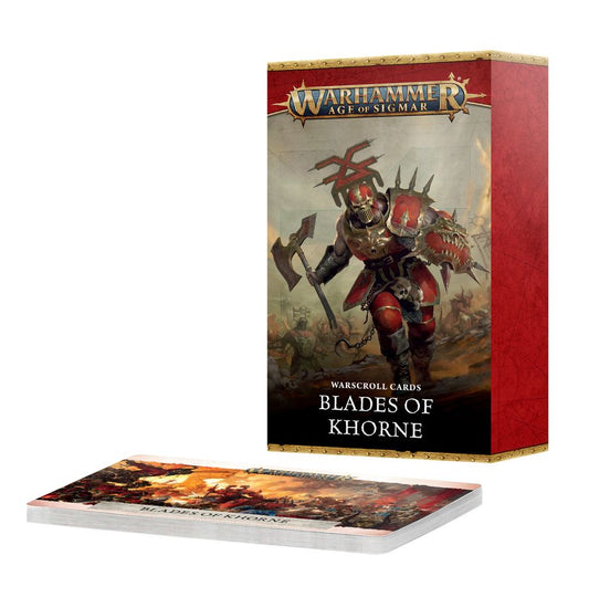 Warhammer Age of Sigmar - Warscroll Cards: Blades of Khorne (4th Edition)