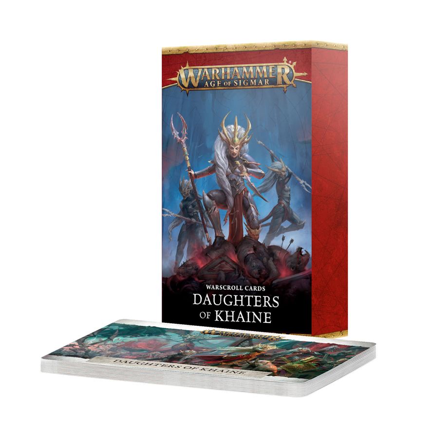 Warhammer Age of Sigmar - Warscroll Cards: Daughters of Khaine (4th Edition)