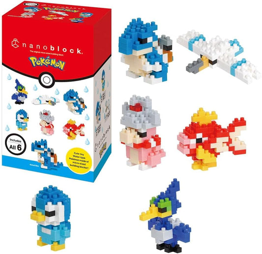 POKEMON NANOBLOCK MiniNano Water Type 1 6PC BMB BOX