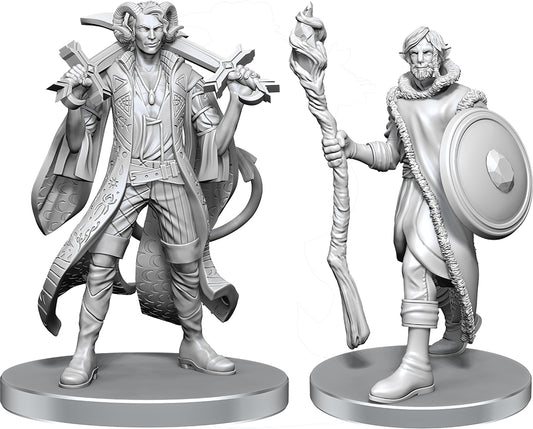 Critical Role Unpainted Miniatures: W26 Mollymauk Tealeaf & Caduceus Clay