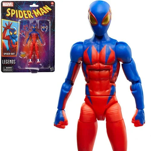 Marvel Legends - Spider-Man: Spider-Boy Retro Card 6-inch Action Figure