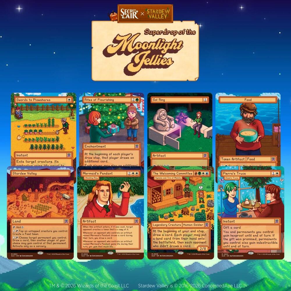 Magic the Gathering CCG: Secret Lair x Stardew Valley: Welcome to Stardew Valley (Regular/Non-Foil)
