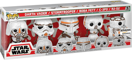 Funko Pop! Star Wars Snowmen 5 Pack (Amazon Exclusive)