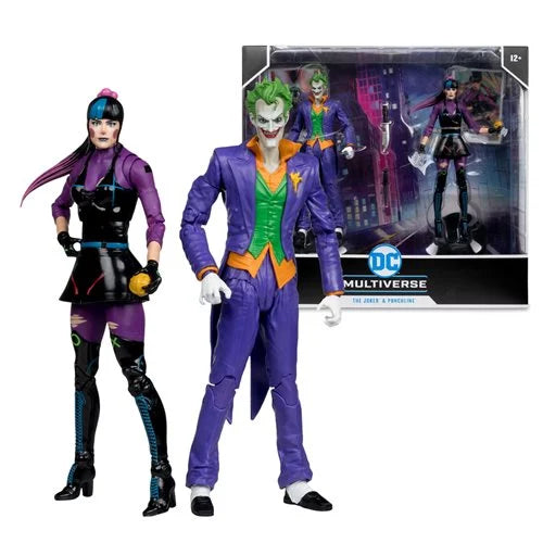 DC Multiverse - The Joker and Punchline 7-Inch Scale Action Figure 2 Pack
