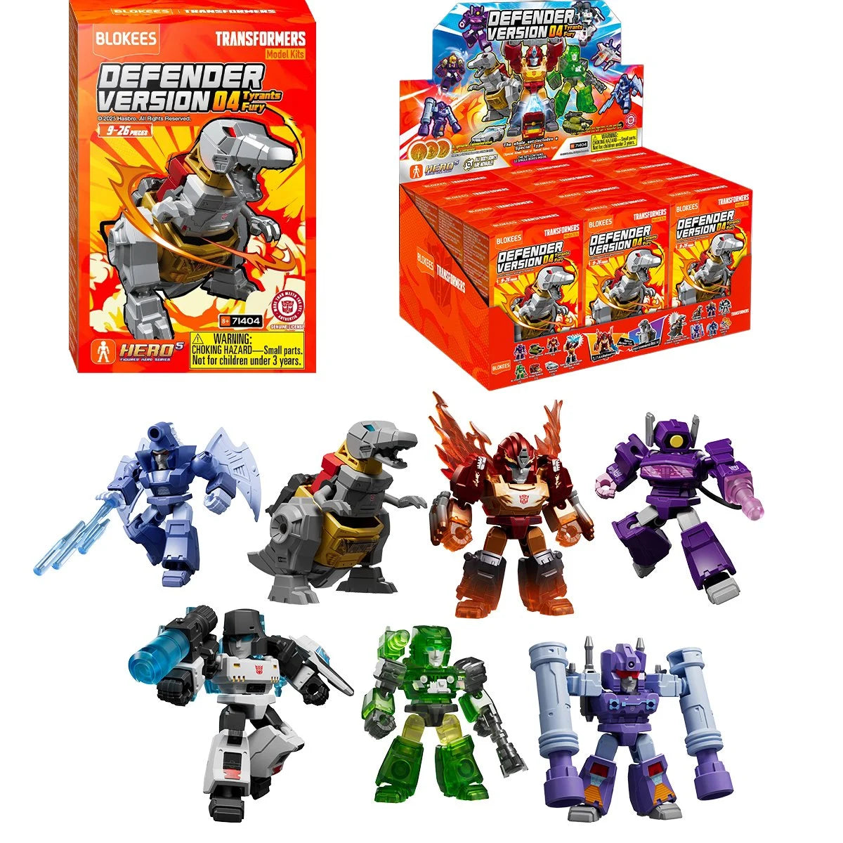 Blokees: Transformers: Defender Version 04: Tyrants Fury - Blind Box Mini Model Kit