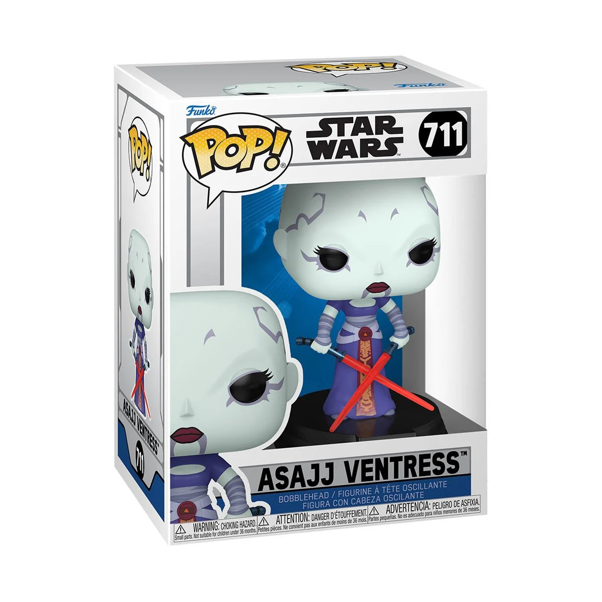Funko Pop! Star Wars: The Clone Wars Asajj Ventress #711