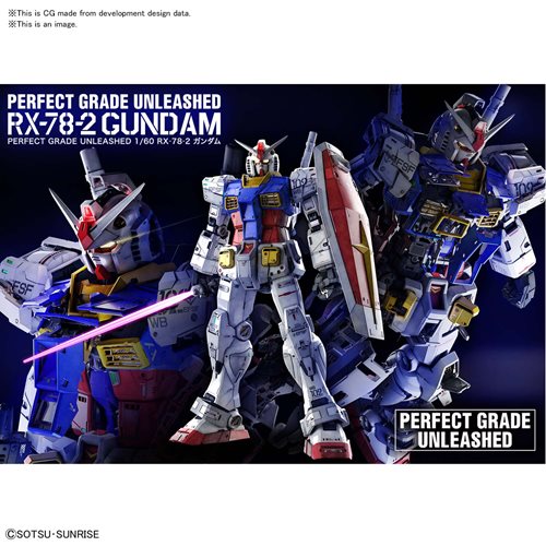 Gundam Mobile Suit - Perfect Grade: RX-78-2 Gundam Unleashed 1:60 Scale Model Kit