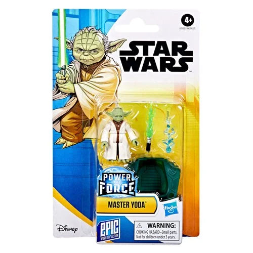 Star Wars: Epic World of Action: Yoda (Power the Force) 4-Inch Action Figure